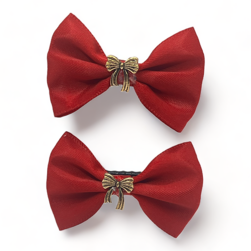 Kids  Le Mei Ni Clip In Bow Fancy With Golden String