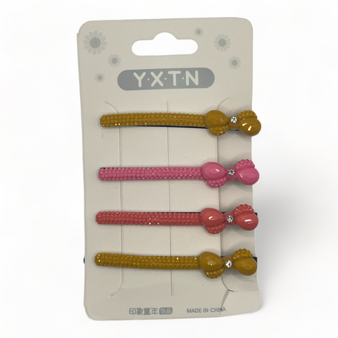 YXTN 4 IN 1 Pack Multi Color Hair Grips