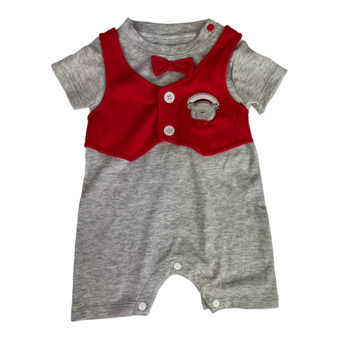 Boys Half Romper With Bow Style Trudonis