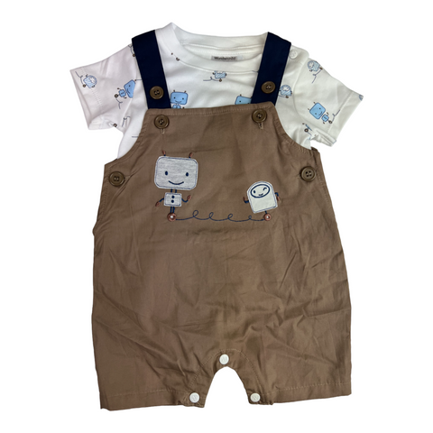 Bib Special Two PCS  T-Shirt and Woven BIB Pant Trudonis