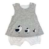 Girls Duckling Style Half Romper Trudonis