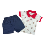 Boys Two Pcs Polo & Woven Short For Perfect Summer Trudonis