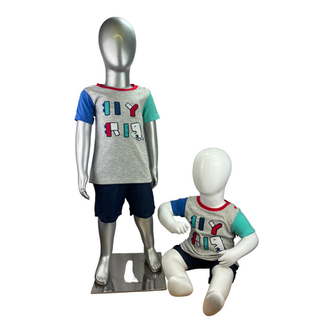 Boys Colorful Two Pcs  T-Shirt & Woven Shorts Trudonis