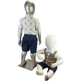 Boys Two Pcs Shirt Gallas & Denim Shorts Trudonis