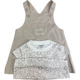 Petit Flower Two Pcs Top & Woven BIB Skirt Trudonis