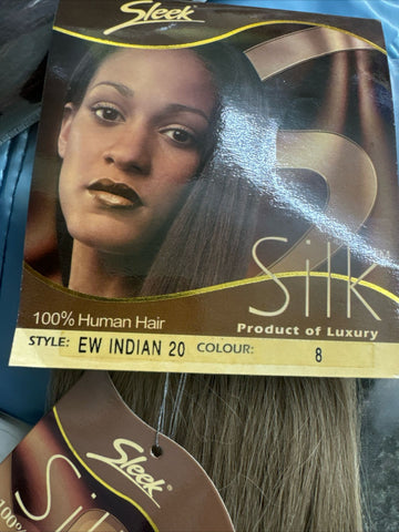 Sleek EW Indian 100% Human Hair Weave