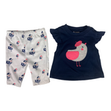 Short Sleeve Top Duckling & Legging Trudonis