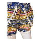 Unisex Thailand  Shorts Casual Style BLUE MIX