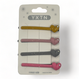 YXTN 4 IN 1 Pack Multi Color Hair Grips